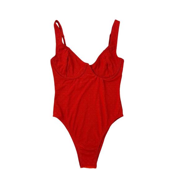Billabong Good Vibes Emma Underwire One Piece Swimsuit Size 12 Pool Beach - Picture 4 of 11